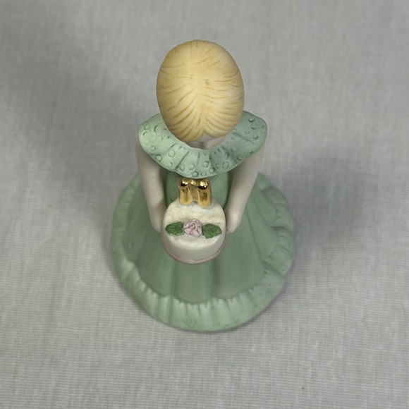 Growing up Birthday Girls Blonde Hair Age 11 With Cake Enesco Ceramic - Picture 3 of 4